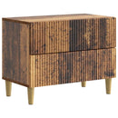 vidaXL Éjjeliszekrény fiókkal Antik Fa 62 x 34,5 x 48 cm Szerelt Fa