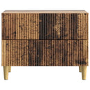 vidaXL Éjjeliszekrény fiókkal Antik Fa 62 x 34,5 x 48 cm Szerelt Fa