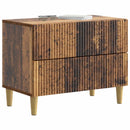 vidaXL Éjjeliszekrény fiókkal Antik Fa 62 x 34,5 x 48 cm Szerelt Fa