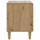 vidaXL Éjjeliszekrény Kézműves Tölgy 62 x 34,5 x 48 cm Szerelt Fa