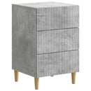 vidaXL Éjjeliszekrény fiókkal Betonszürke 43 x 41 x 66,5 cm Szerelt Fa