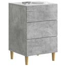 vidaXL Éjjeliszekrény fiókkal Betonszürke 43 x 41 x 66,5 cm Szerelt Fa