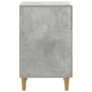vidaXL Éjjeliszekrény fiókkal Betonszürke 43 x 41 x 66,5 cm Szerelt Fa