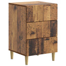 vidaXL Éjjeliszekrény fiókkal Antik Fa 43 x 41 x 66,5 cm Szerelt Fa
