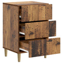 vidaXL Éjjeliszekrény fiókkal Antik Fa 43 x 41 x 66,5 cm Szerelt Fa