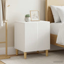 vidaXL Éjjeliszekrény 2 pcs Fehér 43 x 34,5 x 50 cm Szerelt Fa