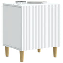 vidaXL Éjjeliszekrény 2 db Fehér 43 x 34,5 x 50 cm Szerelt Fa