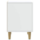 vidaXL Éjjeliszekrény 2 pcs Fehér 43 x 34,5 x 50 cm Szerelt Fa