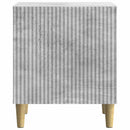 vidaXL Éjjeliszekrény Betonszürke 43 x 34,5 x 50 cm Szerelt Fa