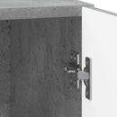 vidaXL Éjjeliszekrény 2 db Betonszürke 43 x 34,5 x 50 cm Szerelt Fa