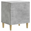 vidaXL Éjjeliszekrény 2 db Betonszürke 43 x 34,5 x 50 cm Szerelt Fa
