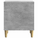 vidaXL Éjjeliszekrény 2 db Betonszürke 43 x 34,5 x 50 cm Szerelt Fa