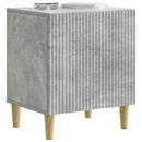 vidaXL Éjjeliszekrény 2 db Betonszürke 43 x 34,5 x 50 cm Szerelt Fa