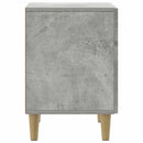 vidaXL Éjjeliszekrény 2 db Betonszürke 43 x 34,5 x 50 cm Szerelt Fa
