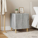 vidaXL Éjjeliszekrény 2 pcs Szürke Sonoma 43 x 34,5 x 50 cm Szerelt Fa