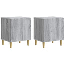 vidaXL Éjjeliszekrény 2 pcs Szürke Sonoma 43 x 34,5 x 50 cm Szerelt Fa