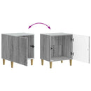 vidaXL Éjjeliszekrény 2 pcs Szürke Sonoma 43 x 34,5 x 50 cm Szerelt Fa