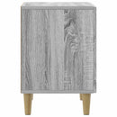 vidaXL Éjjeliszekrény 2 pcs Szürke Sonoma 43 x 34,5 x 50 cm Szerelt Fa