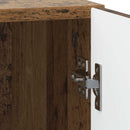 vidaXL Éjjeliszekrény 2 pcs Antik Fa 43 x 34,5 x 50 cm Szerelt Fa