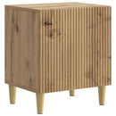 vidaXL Éjjeliszekrény 2 pcs Kézműves Tölgy 43 x 34,5 x 50 cm