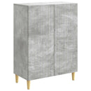 vidaXL Széf Betonszürke 66 x 34,5 x 90 cm Szerelt Fa