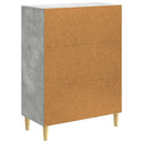 vidaXL Széf Betonszürke 66 x 34,5 x 90 cm Szerelt Fa