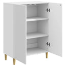 vidaXL Széf Magasfényű Fehér 66 x 34,5 x 90 cm Szerelt Fa