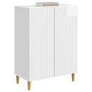 vidaXL Széf Magasfényű Fehér 66 x 34,5 x 90 cm Szerelt Fa