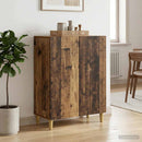 vidaXL Széf Antik Fa 66 x 34,5 x 90 cm Szerelt Fa