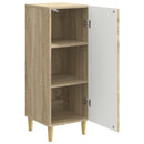 vidaXL Széf Sonoma Tölgy 33 x 34,5 x 90 cm Szerelt Fa