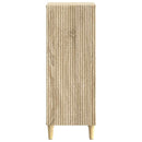 vidaXL Széf Sonoma Tölgy 33 x 34,5 x 90 cm Szerelt Fa