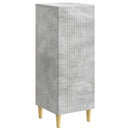 vidaXL Széf Betonszürke 33 x 34,5 x 90 cm Szerelt Fa