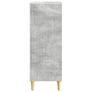 vidaXL Széf Betonszürke 33 x 34,5 x 90 cm Szerelt Fa