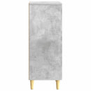 vidaXL Széf Betonszürke 33 x 34,5 x 90 cm Szerelt Fa