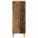 vidaXL Széf Antik Fa 33 x 34,5 x 90 cm Szerelt Fa