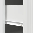 vidaXL Fiókos szekrény Magasfényű Fehér 66 x 34,5 x 90 cm Szerelt Fa