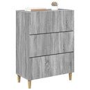 vidaXL Fiókos szekrény Szürke Sonoma 66 x 34,5 x 90 cm Szerelt Fa