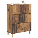 vidaXL Fiókos szekrény 66 x 34,5 x 90 cm Szerelt Fa Antik Fa