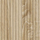 vidaXL Fiókos szekrény Sonoma Tölgy 33 x 34,5 x 90 cm Szerelt Fa