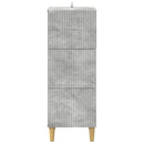 vidaXL Fiókos szekrény Betonszürke 33 x 34,5 x 90 cm Szerelt Fa