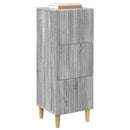 vidaXL Fiókos szekrény Szürke Sonoma 33 x 34,5 x 90 cm Szerelt Fa