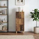 vidaXL Fiókos szekrény Antik Fa 33 x 34,5 x 90 cm Szerelt Fa