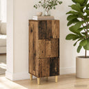 vidaXL Fiókos szekrény Antik Fa 33 x 34,5 x 90 cm Szerelt Fa
