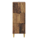 vidaXL Fiókos szekrény Antik Fa 33 x 34,5 x 90 cm Szerelt Fa