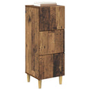 vidaXL Fiókos szekrény Antik Fa 33 x 34,5 x 90 cm Szerelt Fa