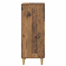 vidaXL Fiókos szekrény Antik Fa 33 x 34,5 x 90 cm Szerelt Fa
