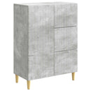 vidaXL Széf fiókkal Betonszürke 66 x 34,5 x 90 cm Szerelt Fa