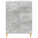 vidaXL Széf fiókkal Betonszürke 66 x 34,5 x 90 cm Szerelt Fa