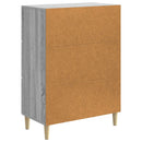 vidaXL Széf fiókkal Szürke Sonoma 66 x 34,5 x 90 cm Szerelt Fa