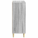 vidaXL Széf fiókkal Szürke Sonoma 66 x 34,5 x 90 cm Szerelt Fa